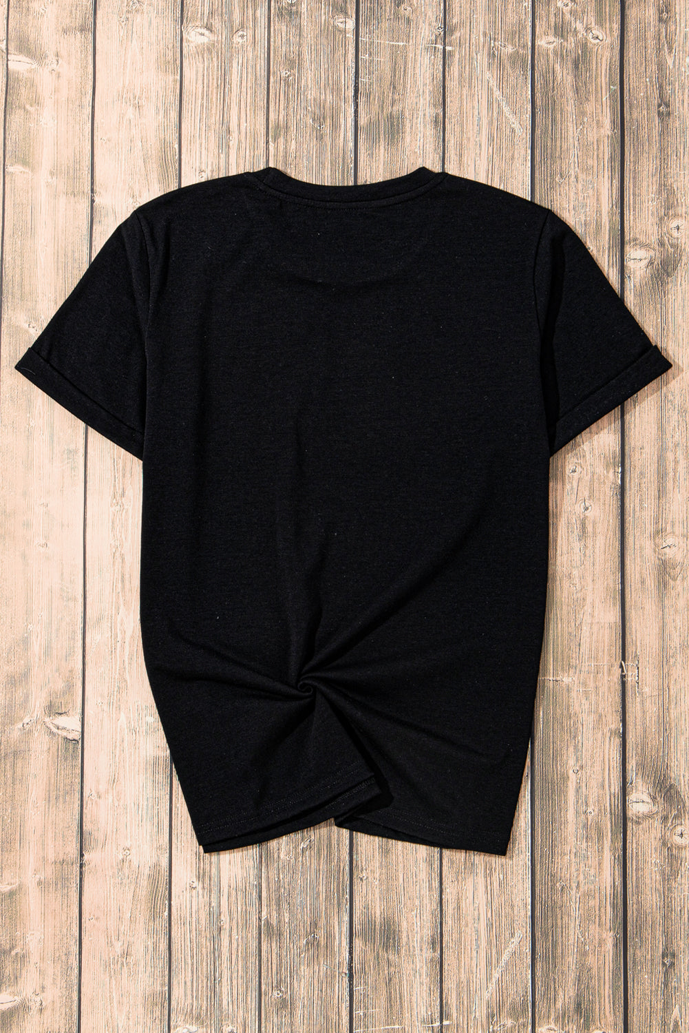 Black Game Day Football Bowknot Graphic T Shirt