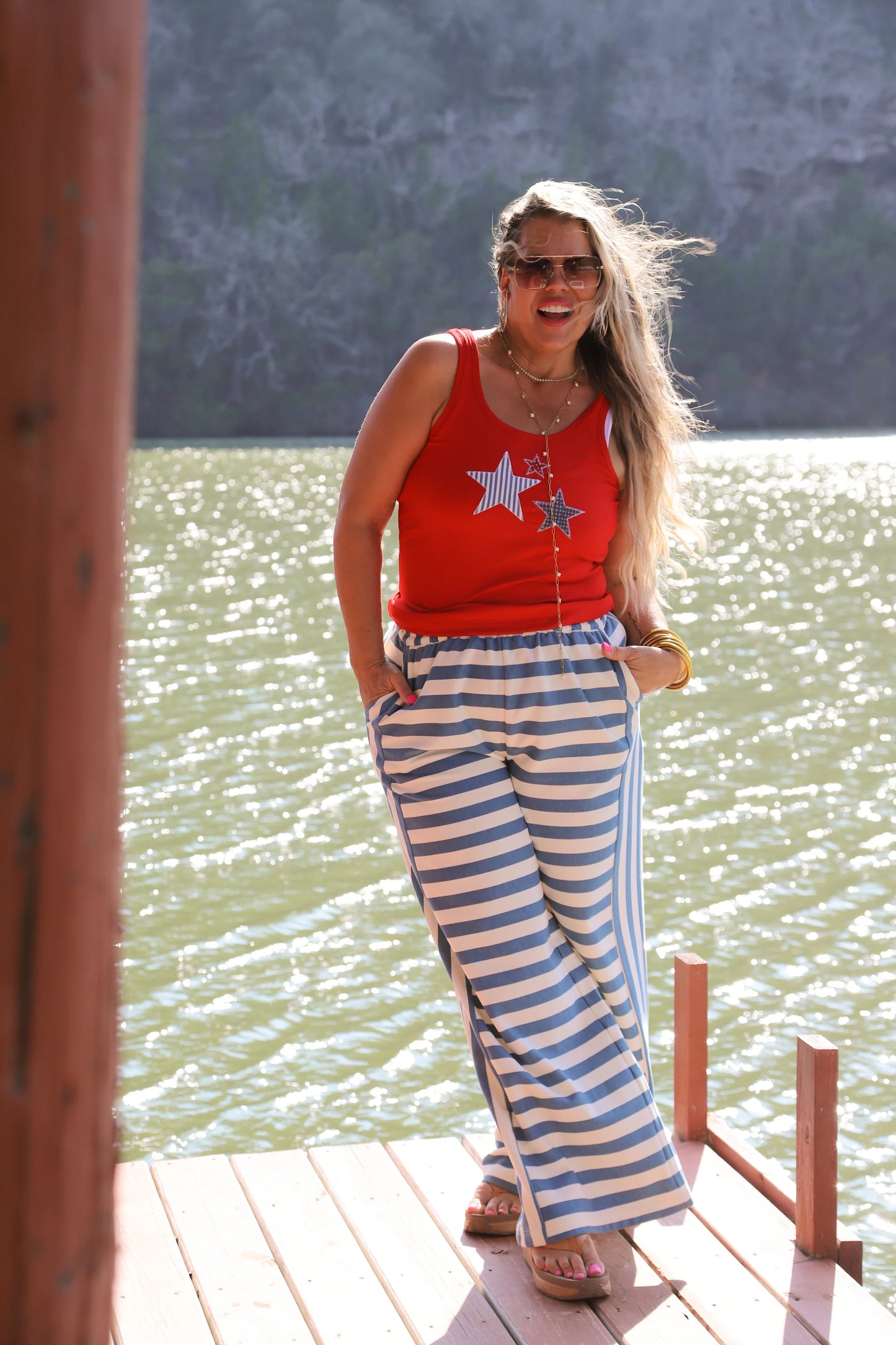 SUMMER DAYS STRIPE PANTS