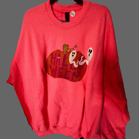 Pink Halloween Sweatshirt