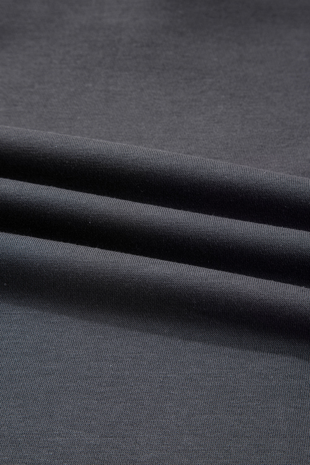 Carbon Grey Star Patched Kangaroo Pocket Vintage Hoodie