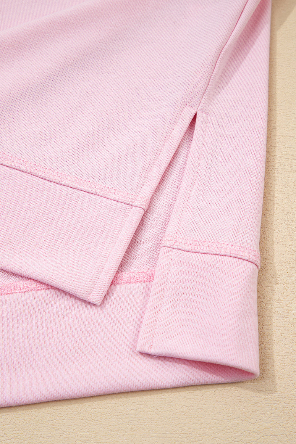 Bonbon Striped Colorblock Patchwork Raglan Sleeve Top