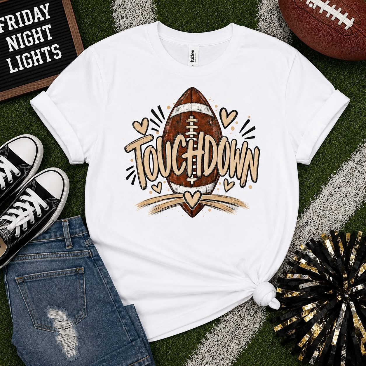 Touchdown Tee (Choose your team color)