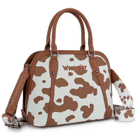 Wrangler Cow Print Satchel/ Crossbody