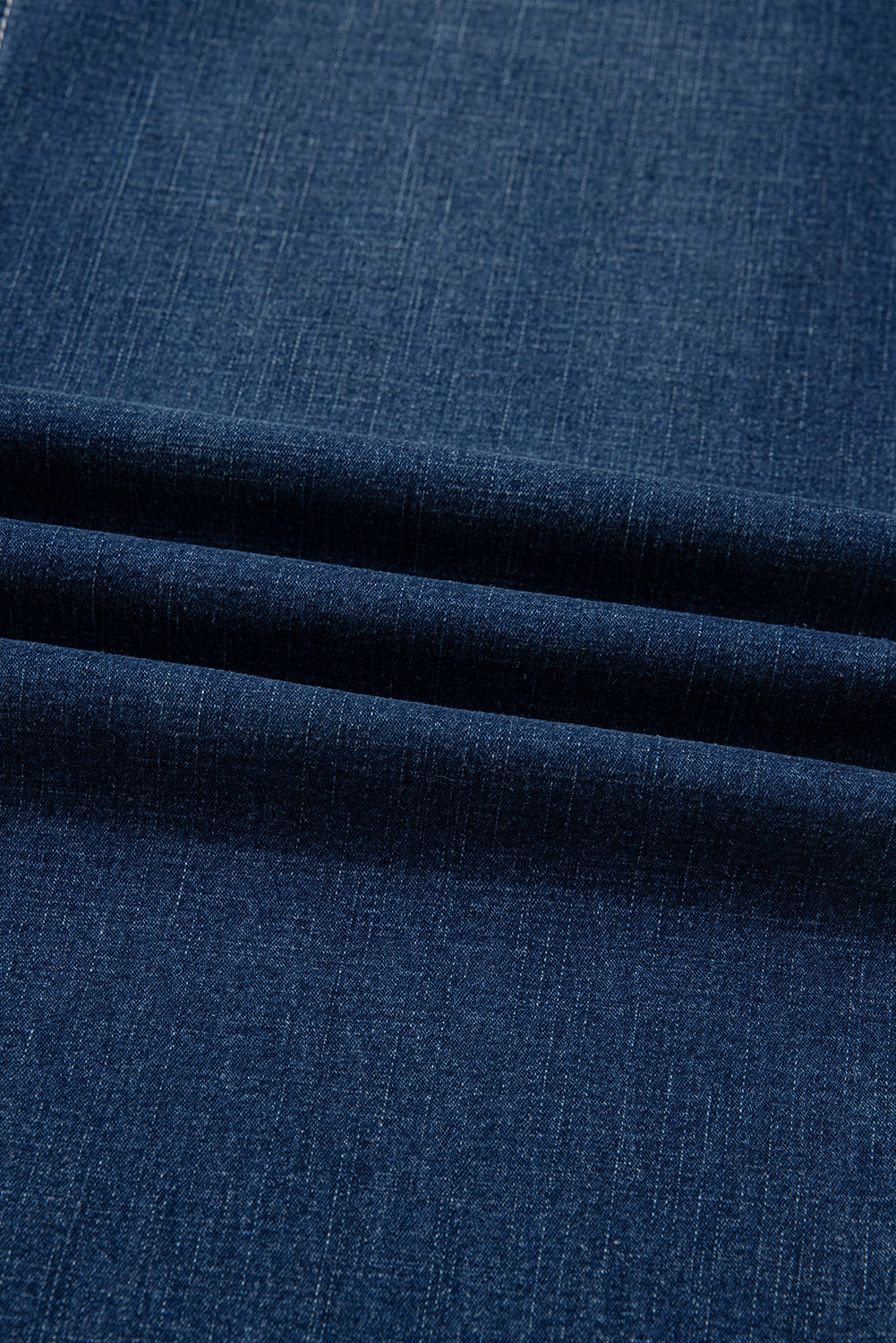 Sail Blue Stitched Waist Detail Cuffed Jeans