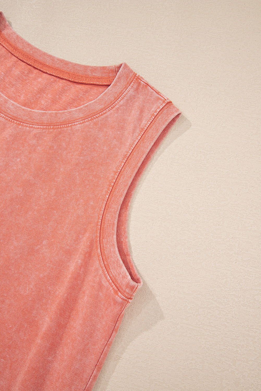 Beau Blue Mineral Wash Pocket Tank Mini Dress