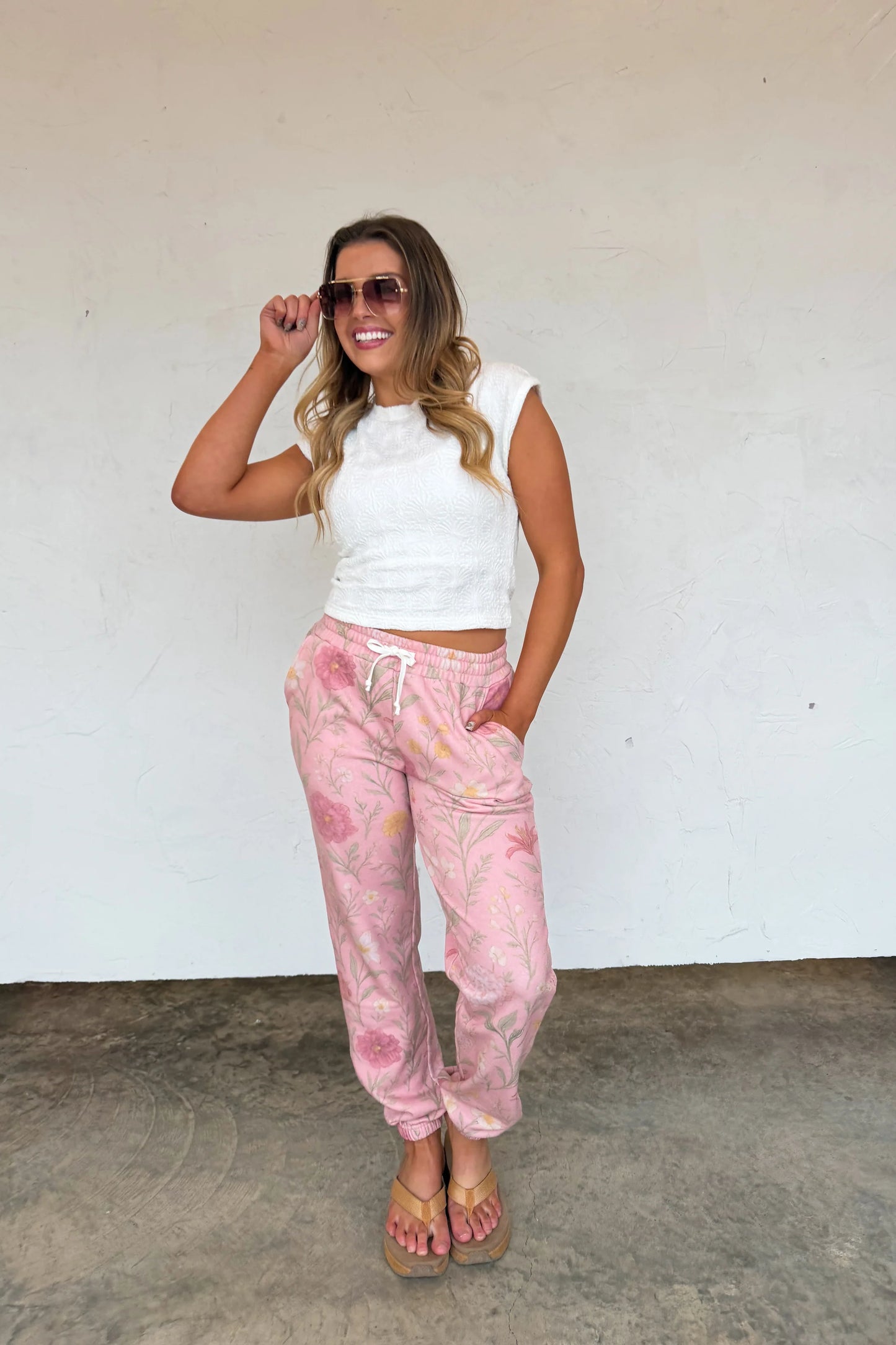 FLORAL JOGGERS