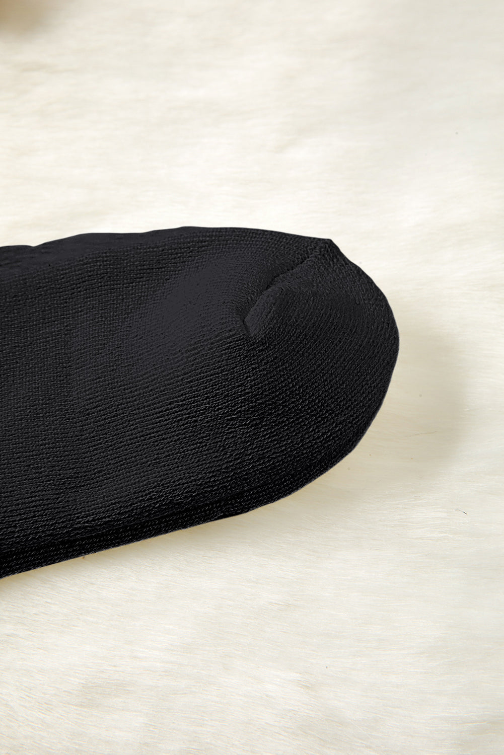 White Leopard Double Stripe Crew Socks