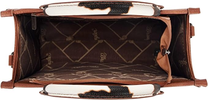 Wrangler Tote Bag for Women Western Cow Print Purse