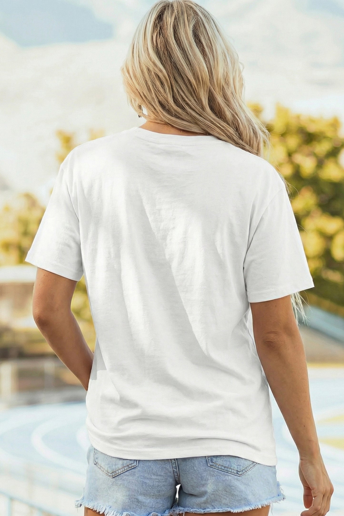White Vintage Fresh Cherries Graphic Tee