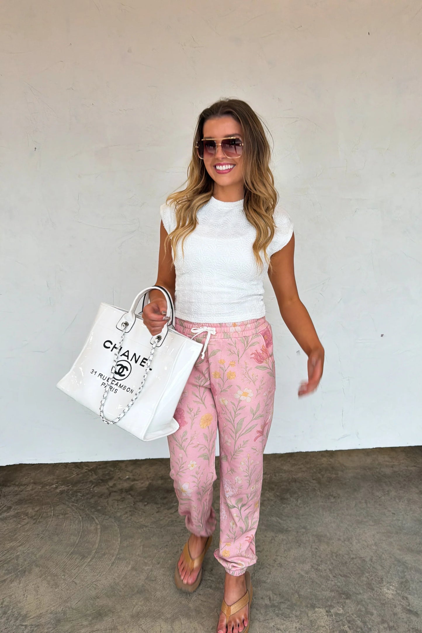 FLORAL JOGGERS