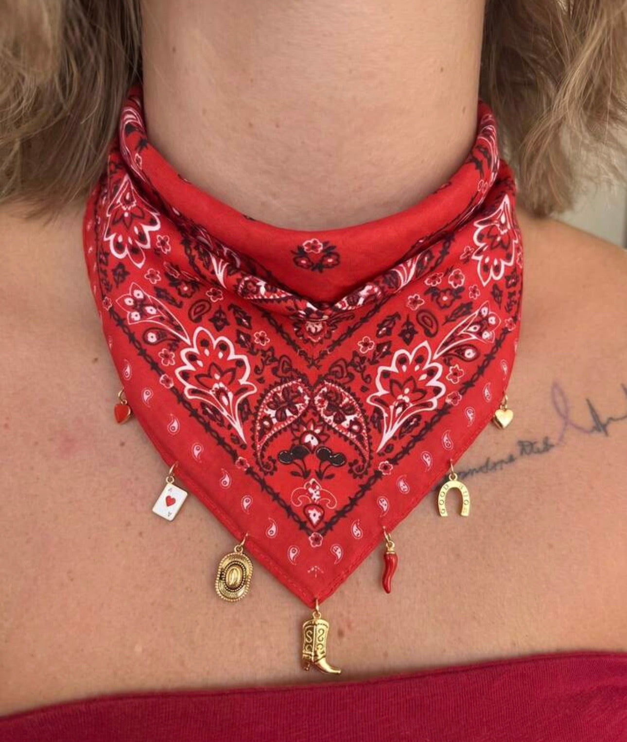 CHARM BANDANNA