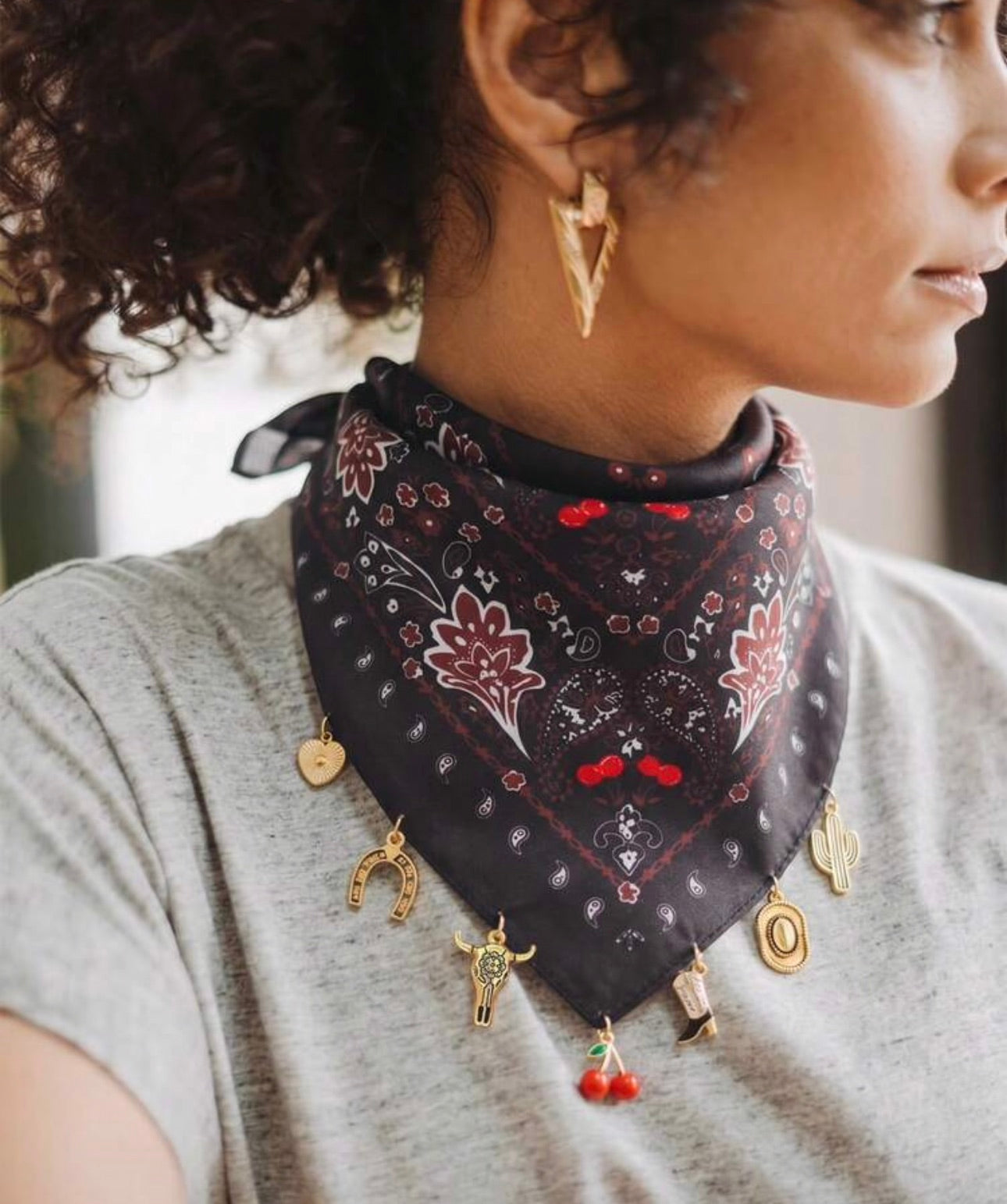 CHARM BANDANNA