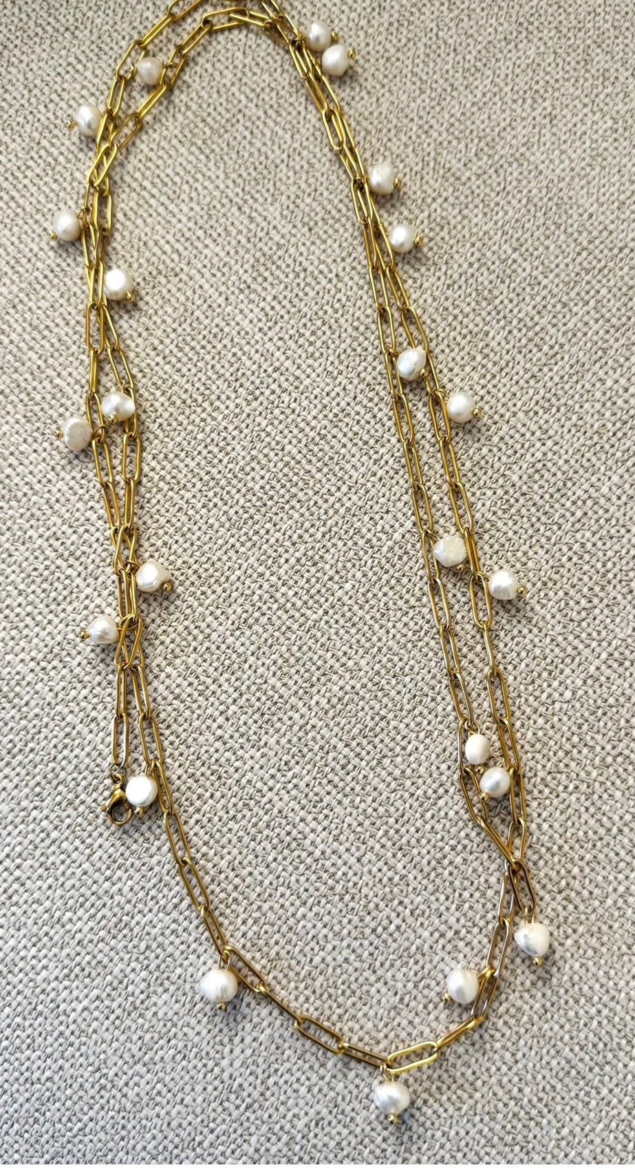 RAELYNN PEARL BEAD NECKLACE