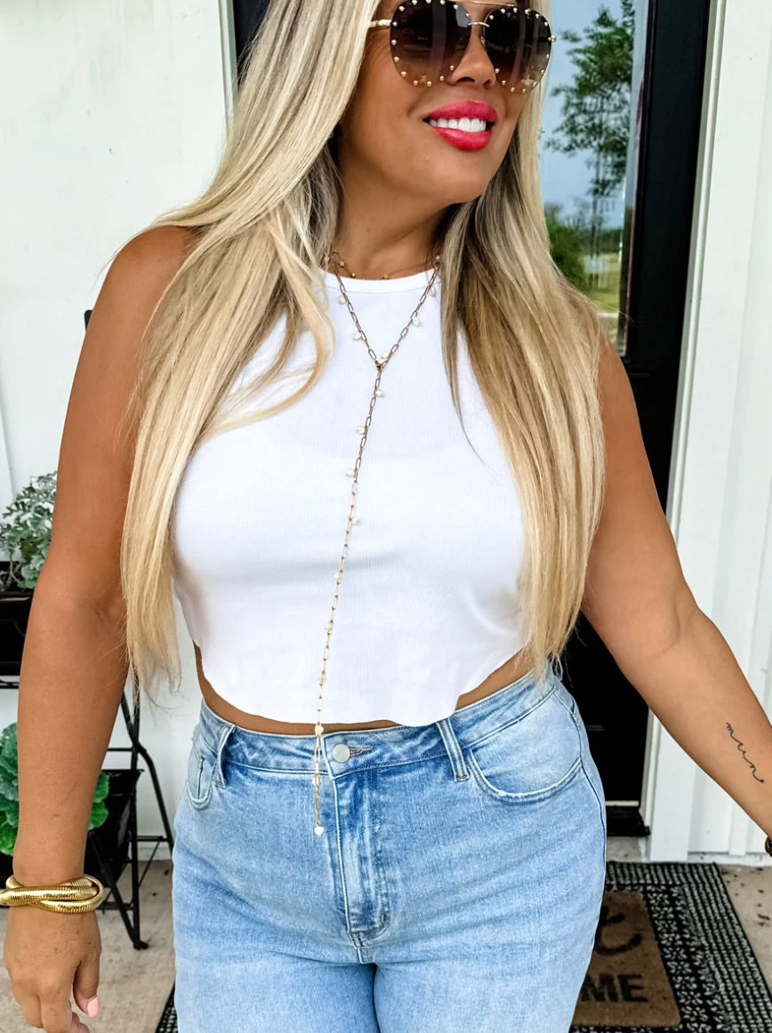 RAELYNN PEARL BEAD NECKLACE
