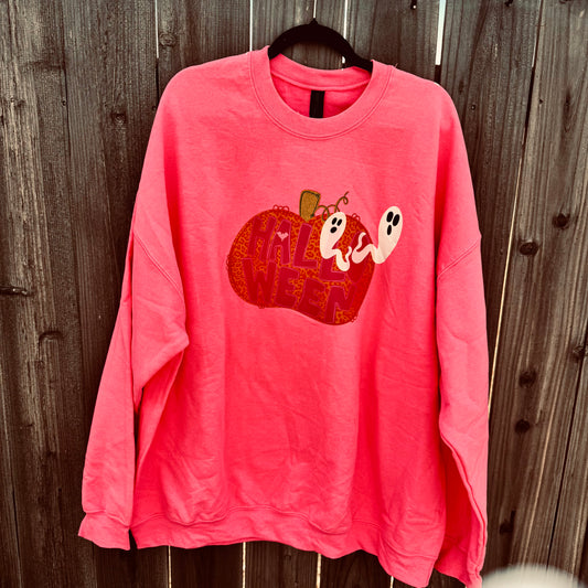 Pink Halloween Sweatshirt