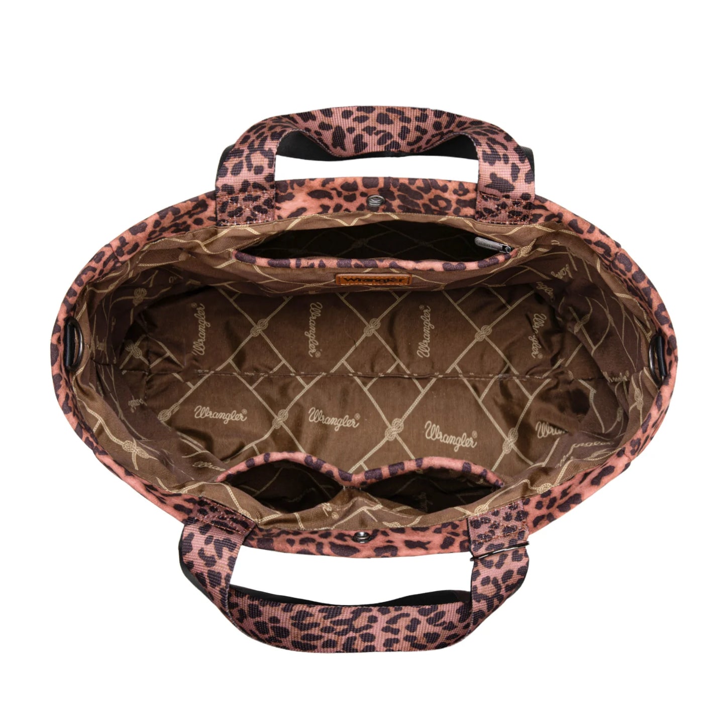 Wrangler Leopard Print Large Tote/Crossbody