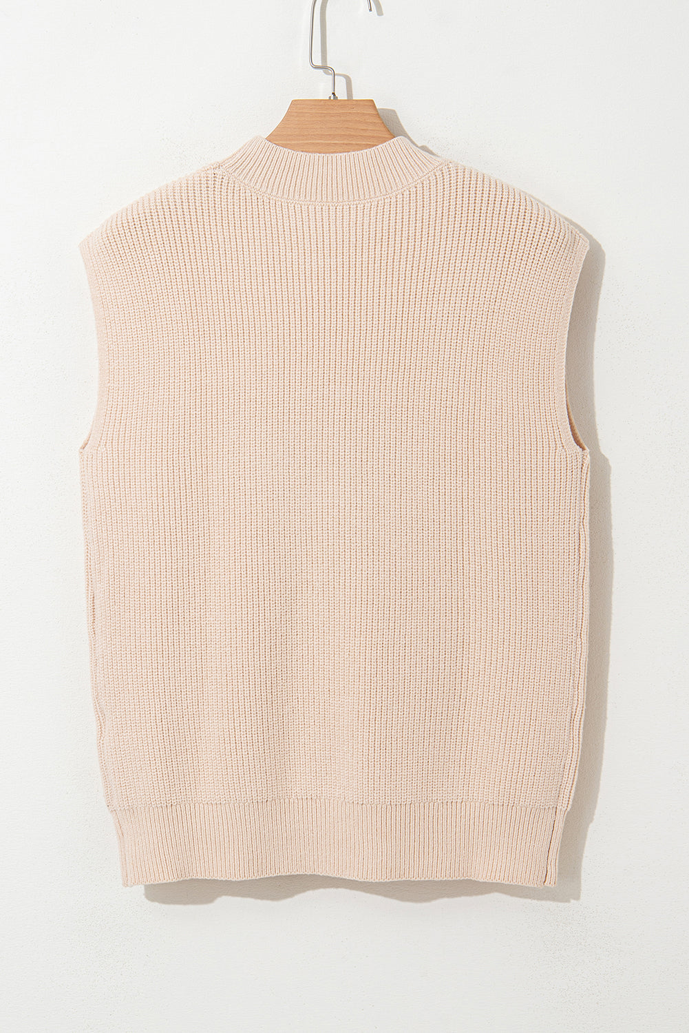 Oatmeal Cowboy Graphic High Neck Short Sleeve Knit Top