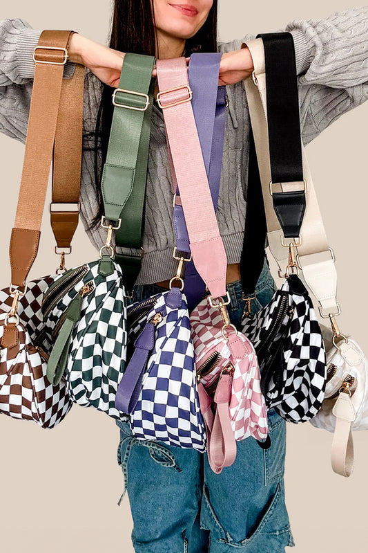 Straw Yellow Cheetah Print Wide Strap Large Crossbody Bag