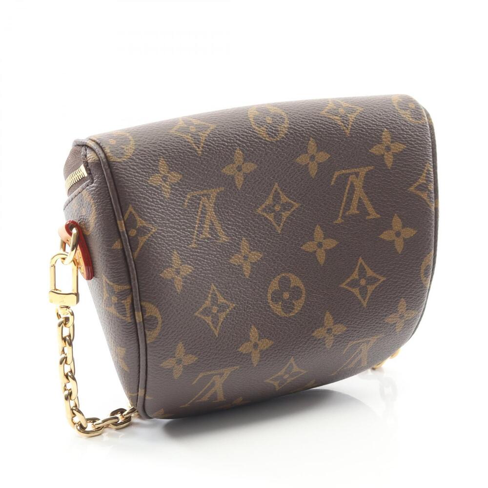 Bumbag Handbag Canvas Leather Monogram Brown